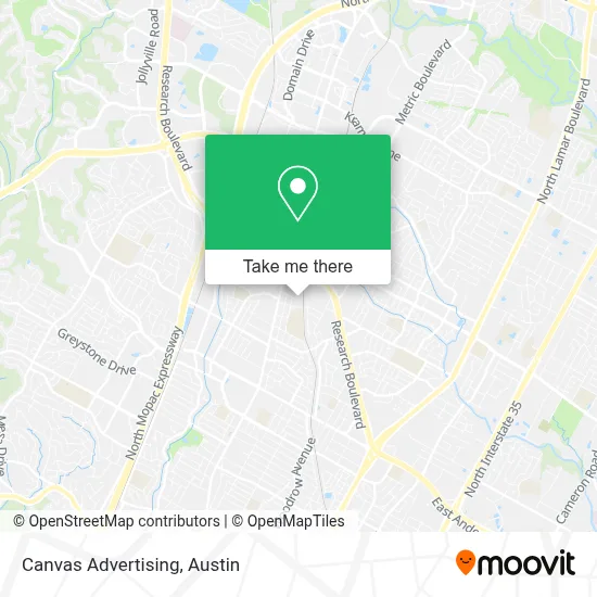 Canvas Advertising map
