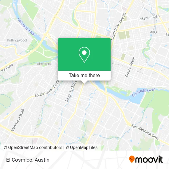El Cosmico map