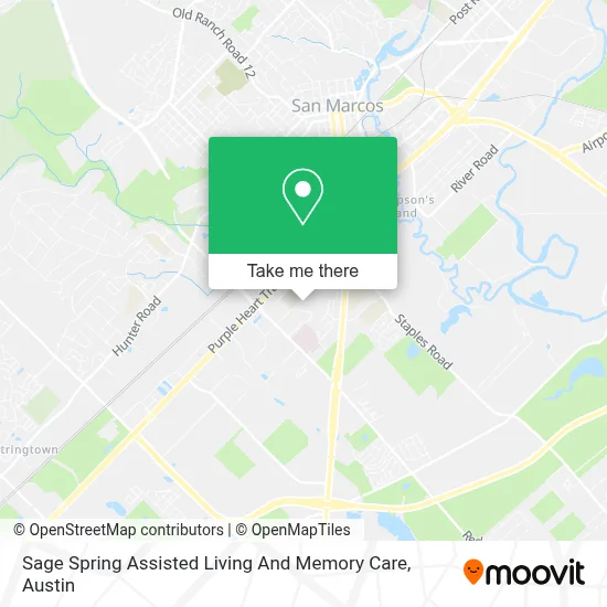 Sage Spring Assisted Living And Memory Care map