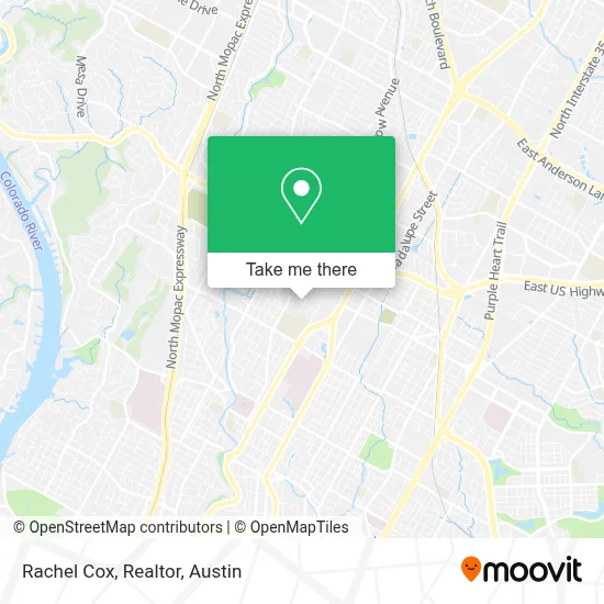 Rachel Cox, Realtor map