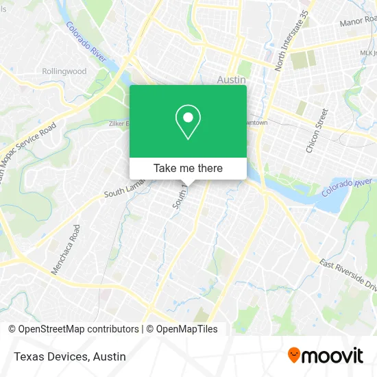 Texas Devices map
