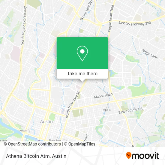 Athena Bitcoin Atm map
