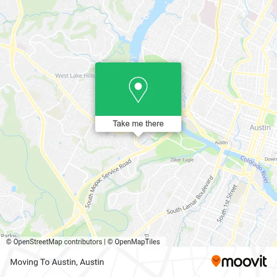 Moving To Austin map