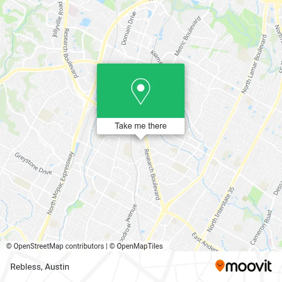 Rebless map