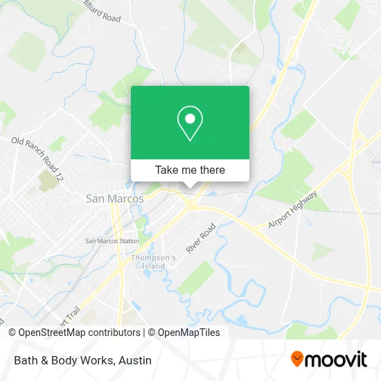 Bath & Body Works map