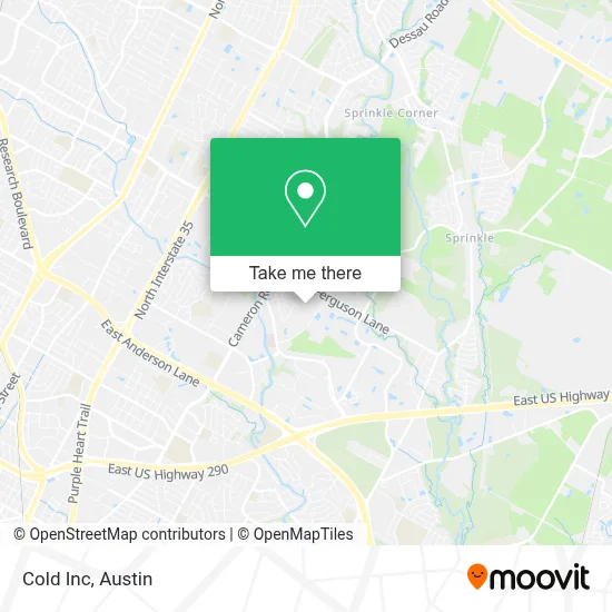 Cold Inc map