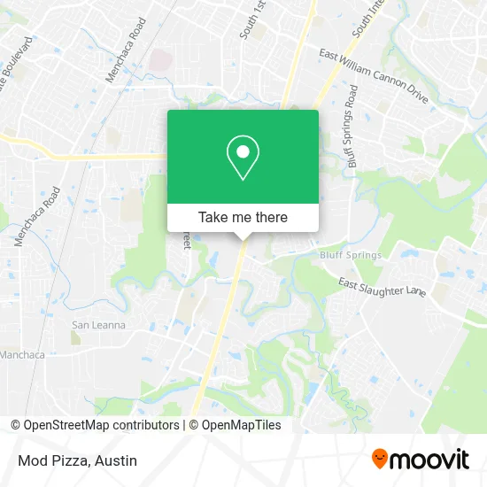 Mod Pizza map