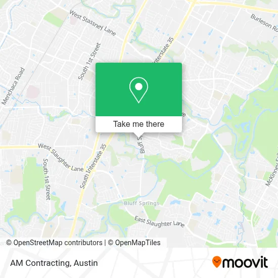 AM Contracting map