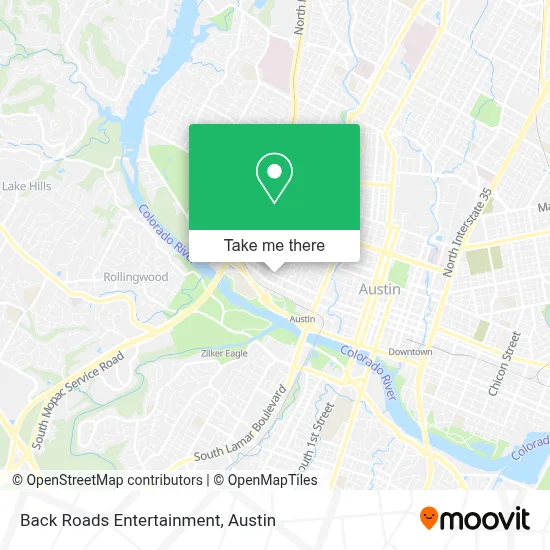 Back Roads Entertainment map