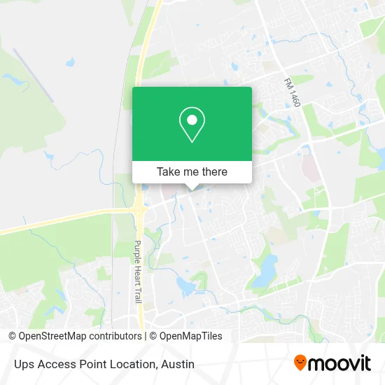 Ups Access Point Location map