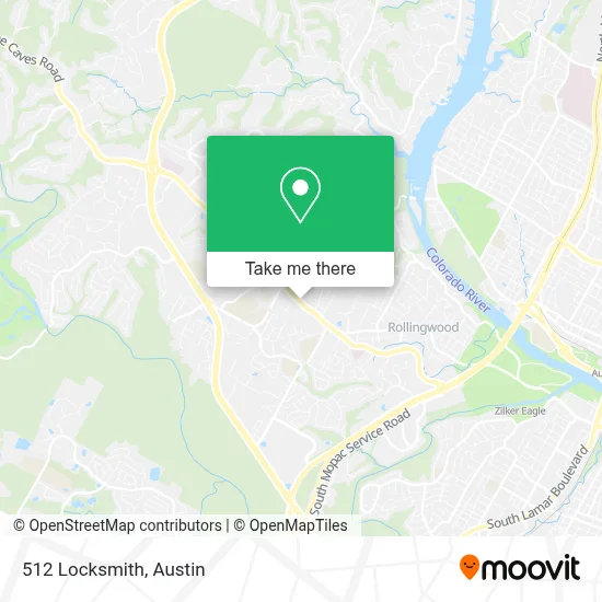 512 Locksmith map