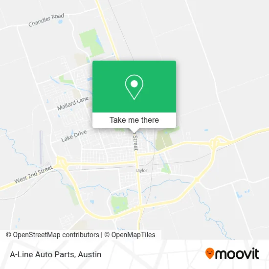 A-Line Auto Parts map