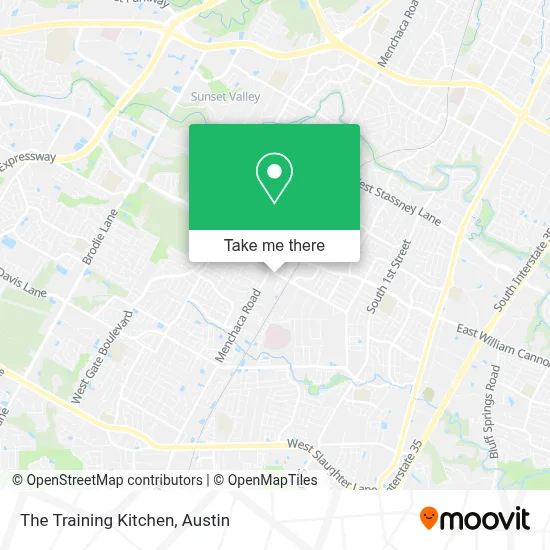 The Training Kitchen map