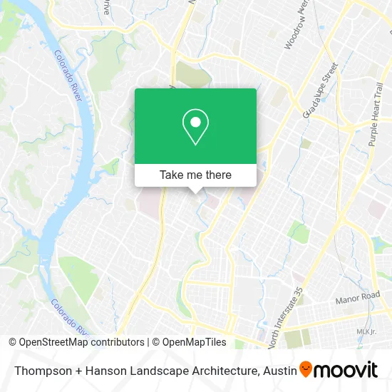 Thompson + Hanson Landscape Architecture map