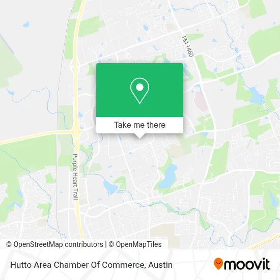 Hutto Area Chamber Of Commerce map