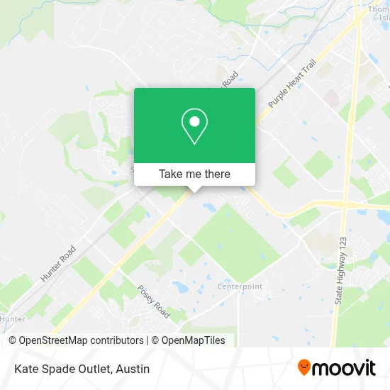 Kate Spade Outlet map