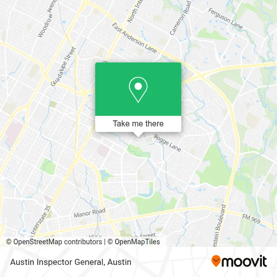 Austin Inspector General map