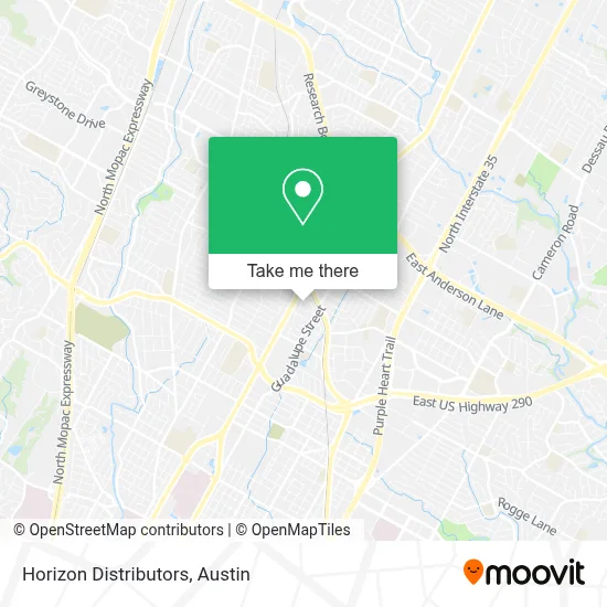 Horizon Distributors map