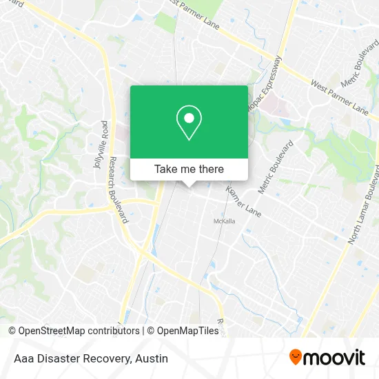 Aaa Disaster Recovery map