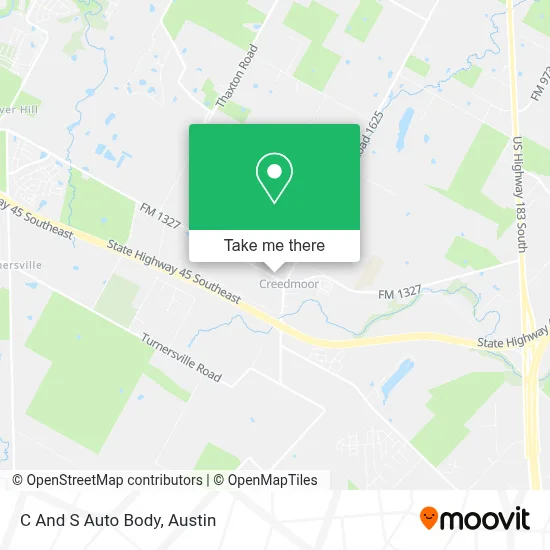 C And S Auto Body map