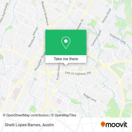 Shelli Lopes-Barnes map