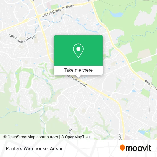 Renters Warehouse map