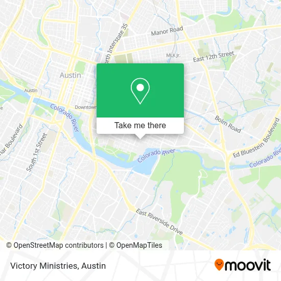 Victory Ministries map