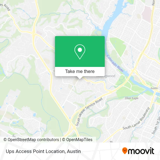 Ups Access Point Location map