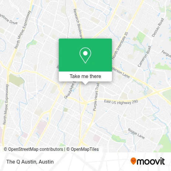 The Q Austin map