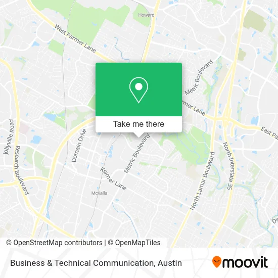 Business & Technical Communication map