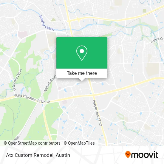 Atx Custom Remodel map