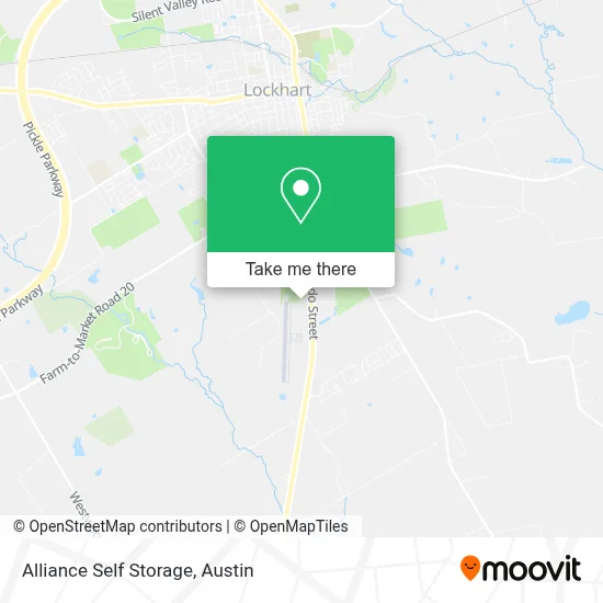 Alliance Self Storage map