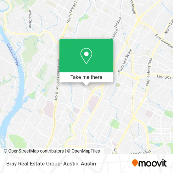 Bray Real Estate Group- Austin map