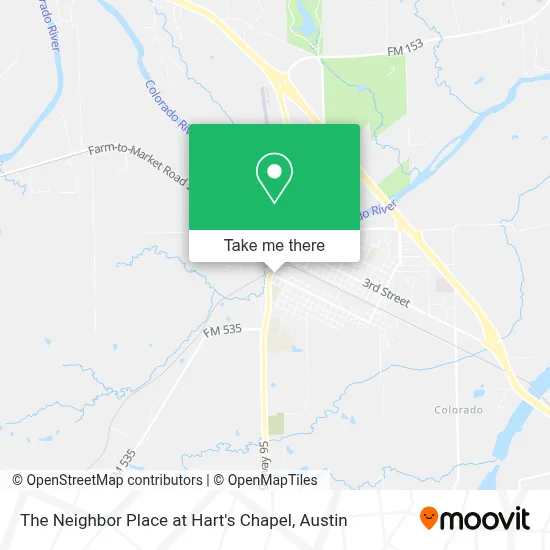 The Neighbor Place at Hart's Chapel map