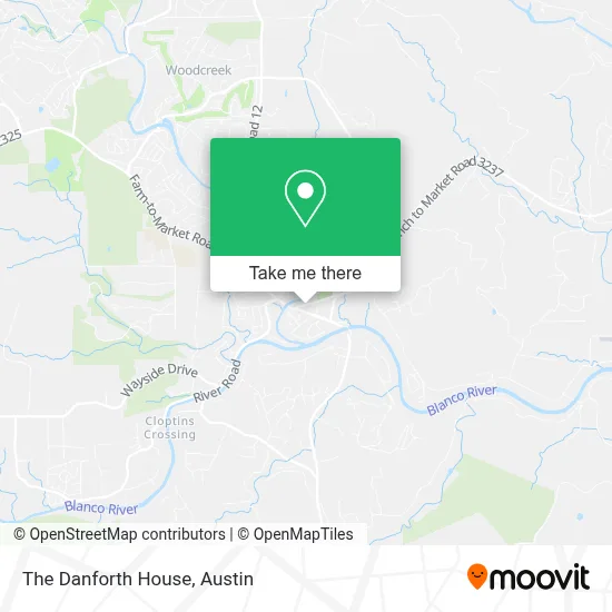 The Danforth House map