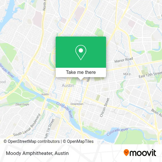 Moody Amphitheater map