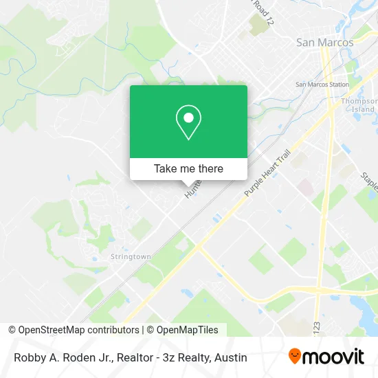 Robby A. Roden Jr., Realtor - 3z Realty map