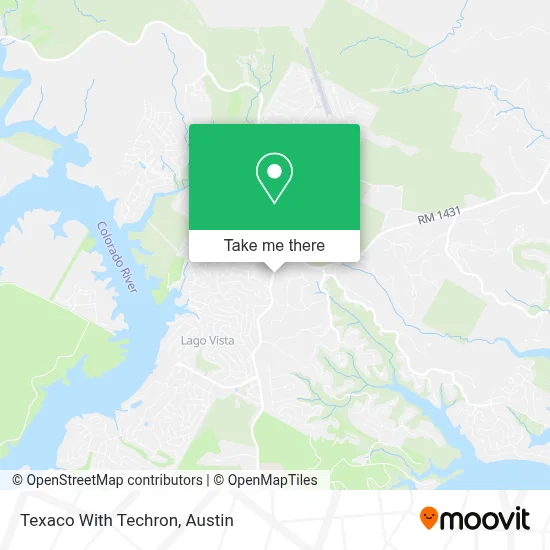 Texaco With Techron map