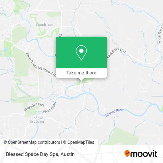 Blessed Space Day Spa map