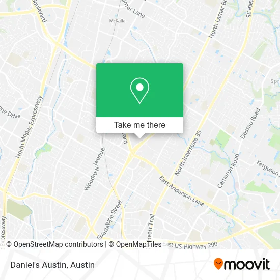 Daniel's Austin map