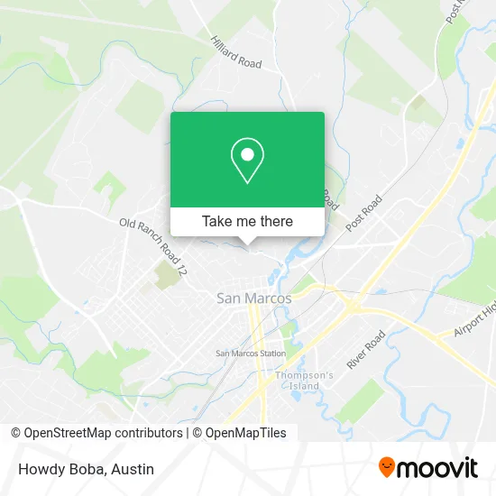 Howdy Boba map
