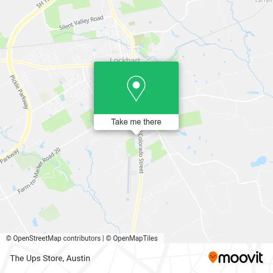 The Ups Store map