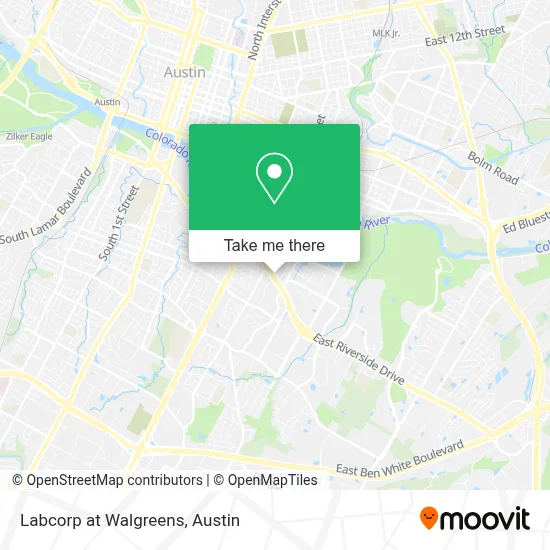 Labcorp at Walgreens map