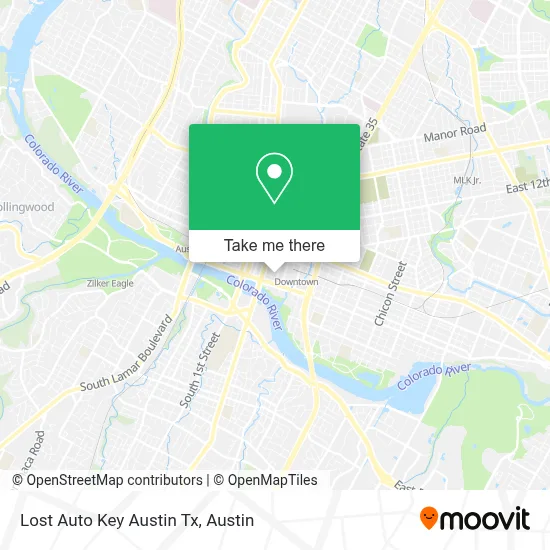 Lost Auto Key Austin Tx map