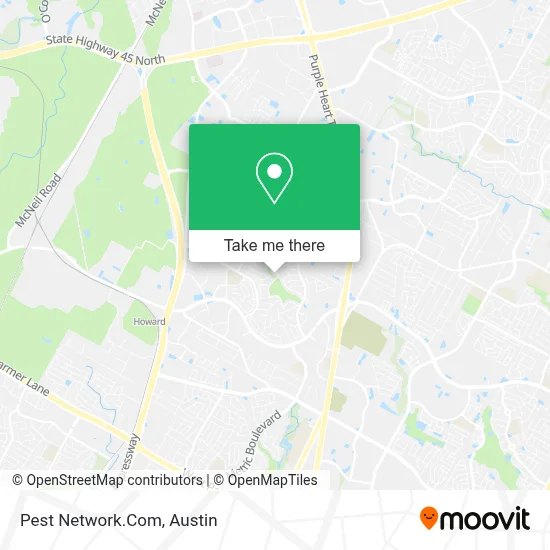 Pest Network.Com map