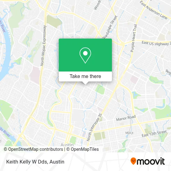Keith Kelly W Dds map