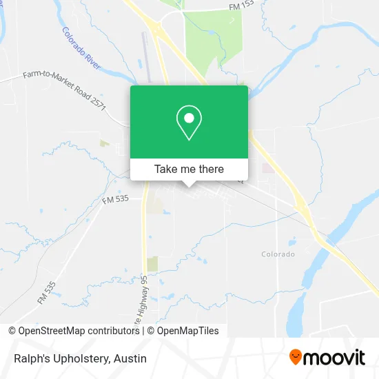 Ralph's Upholstery map