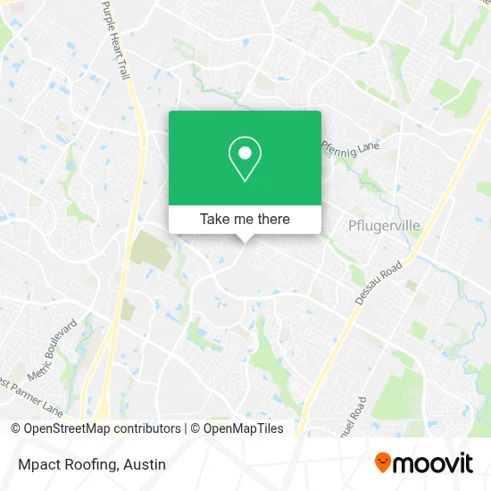 Mpact Roofing map