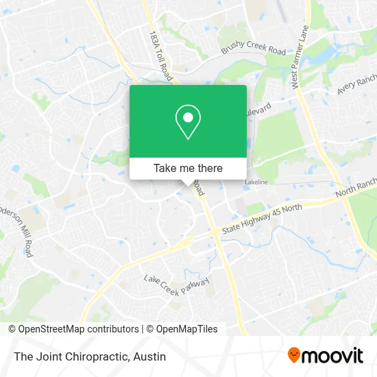 The Joint Chiropractic map