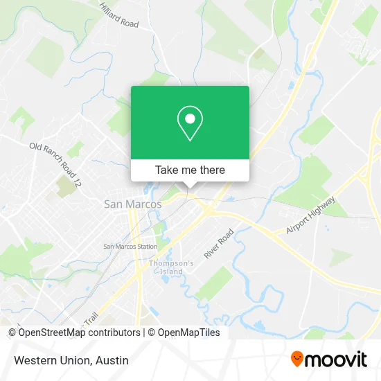 Western Union map
